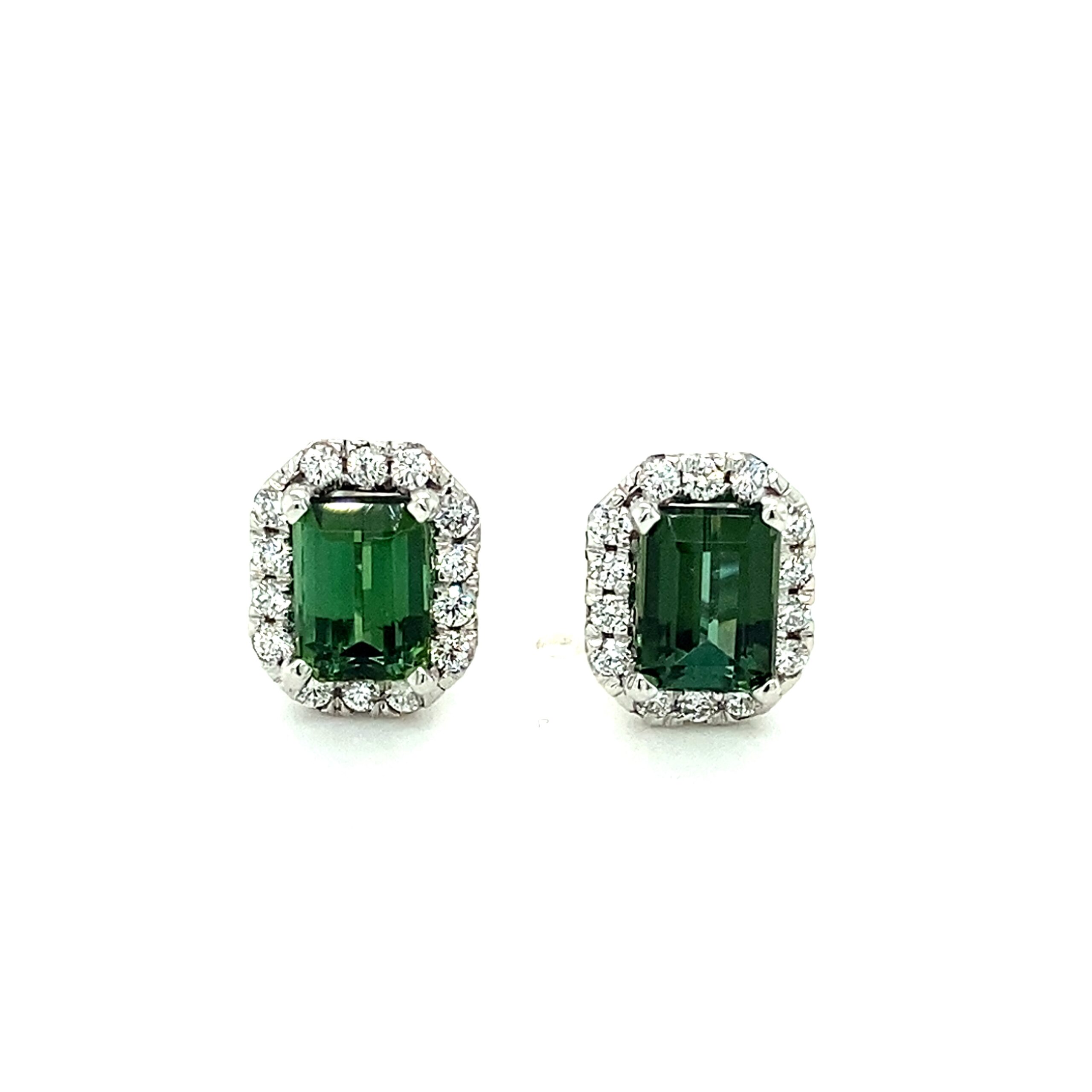 diamond and gemstone earrings